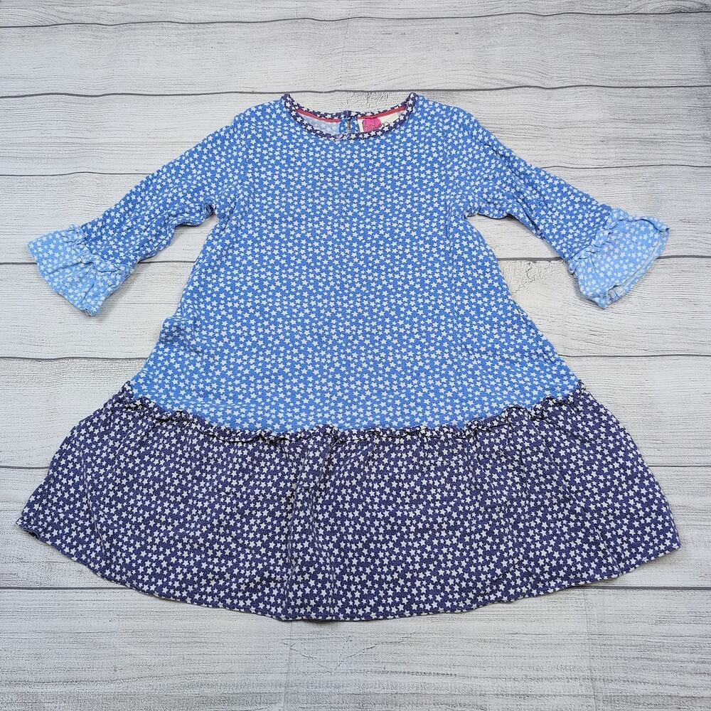 7/8 Boden Star Ruffled Dress